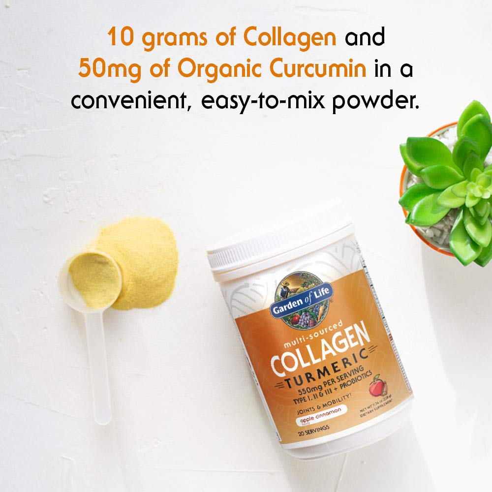 Garden of Life Collagen Powder, Apple Cinnamon