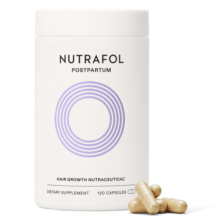 Nutrafol Postpartum Hair Growth Supplement, 120 Count