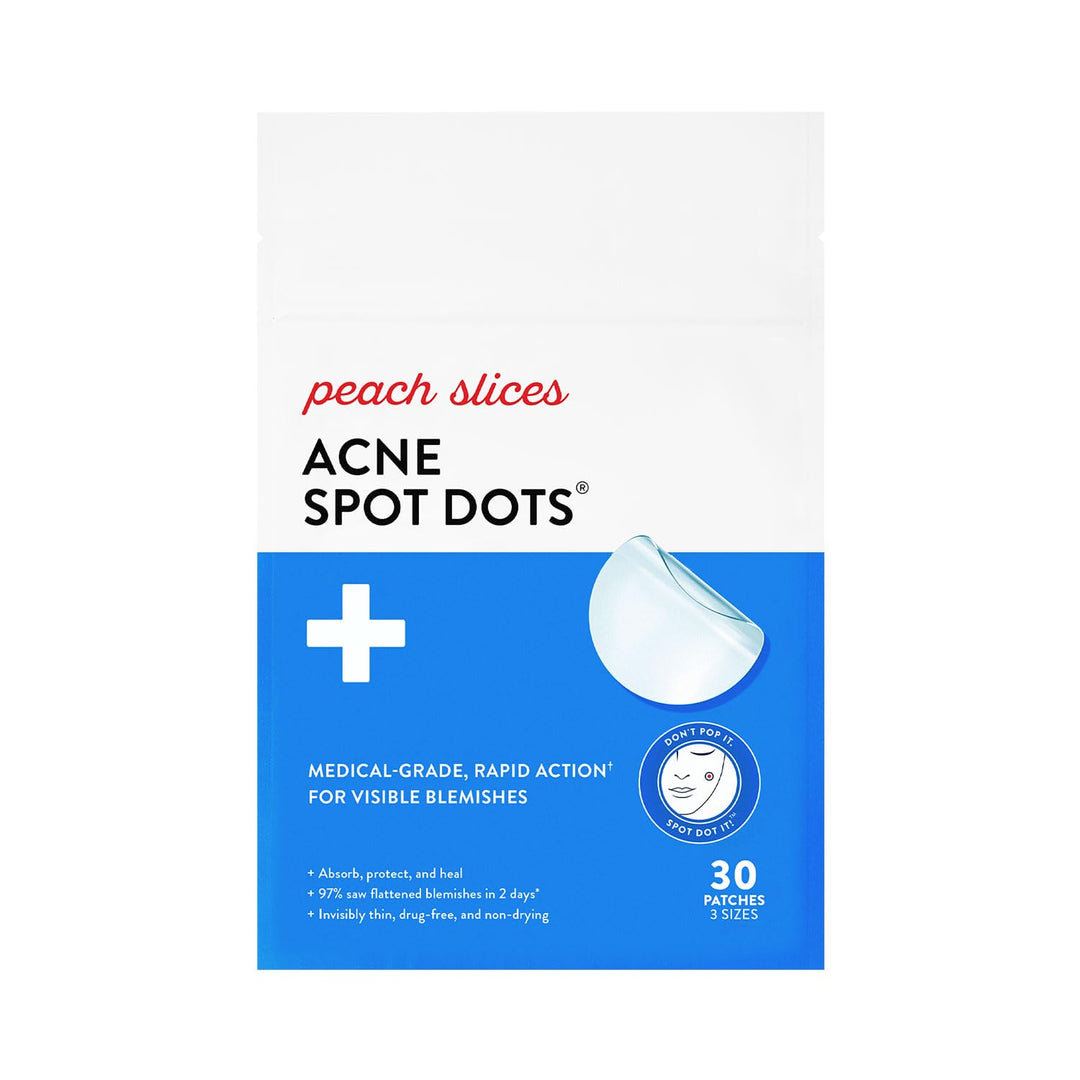 Peach Slices Acne Spot Dots, 30 Count