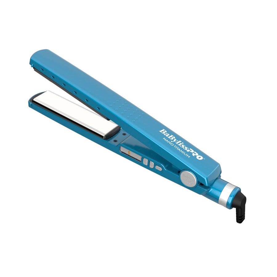 BaBylissPRO Nano Titanium Ionic Flat Iron Hair Straightener, 1/4 in