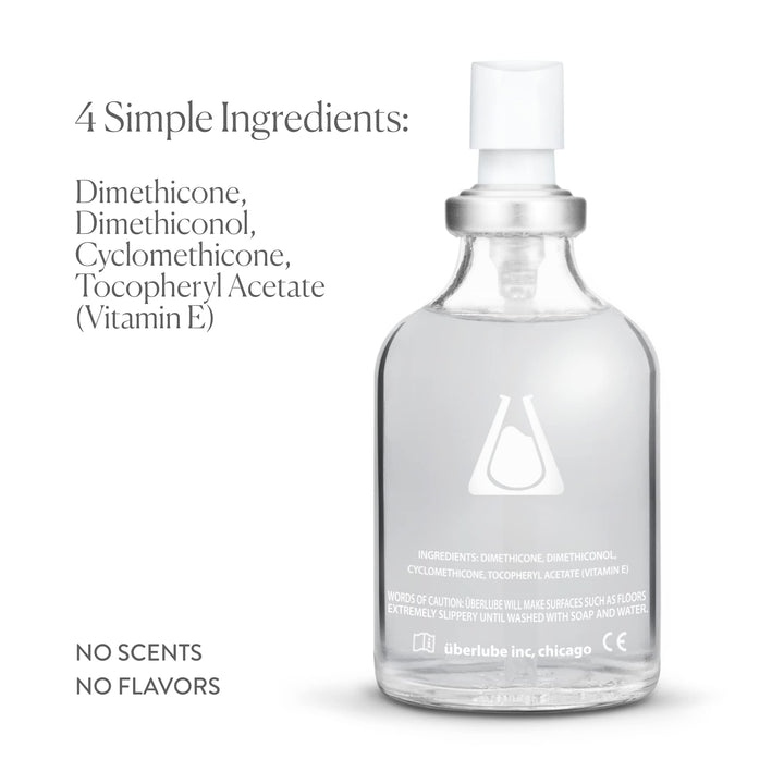 Uberlube Premium Silicone Lube, Unscented, 55 ml