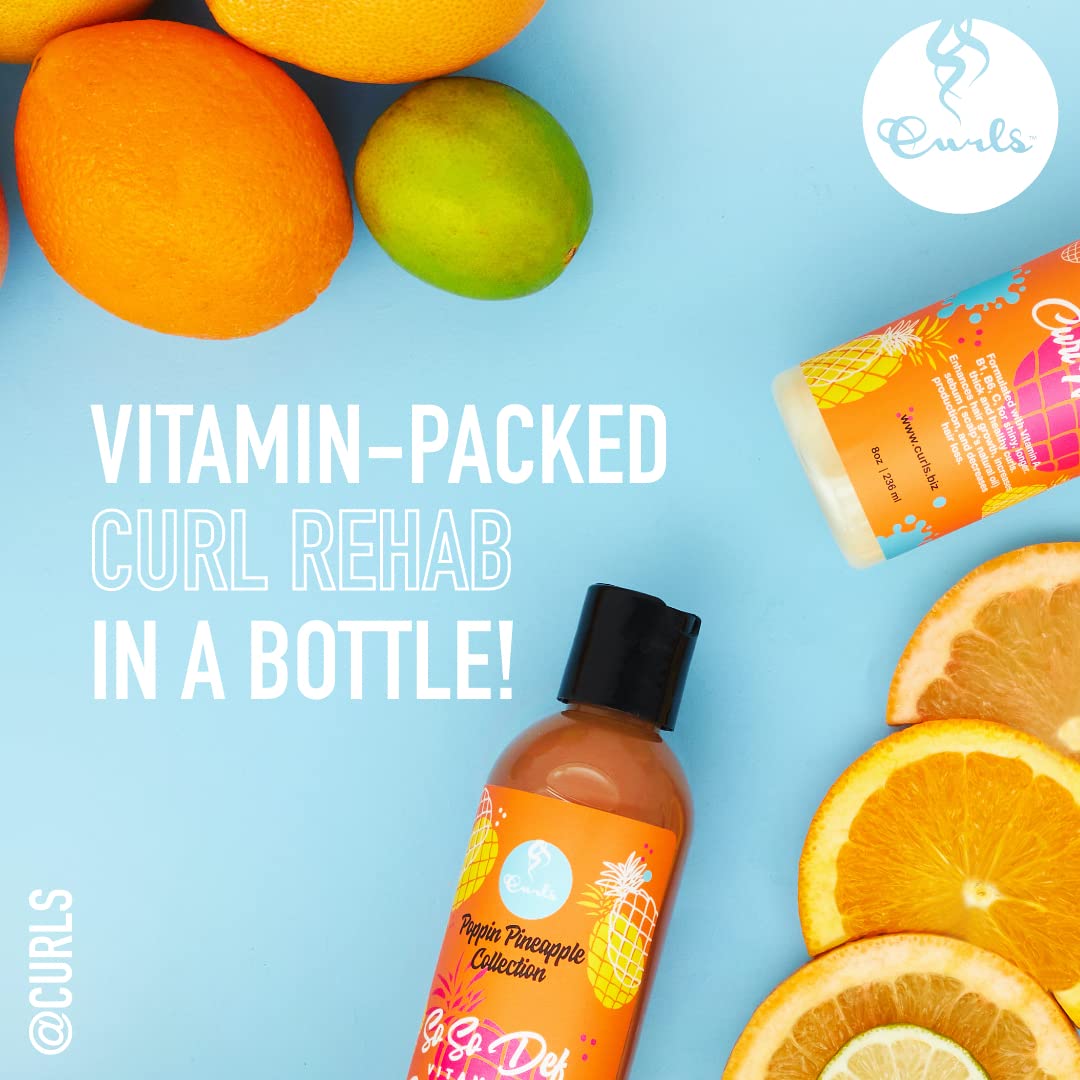 Curls Poppin Pineapple So So Def Vitamin C Curl Defining Jelly, 236 ml