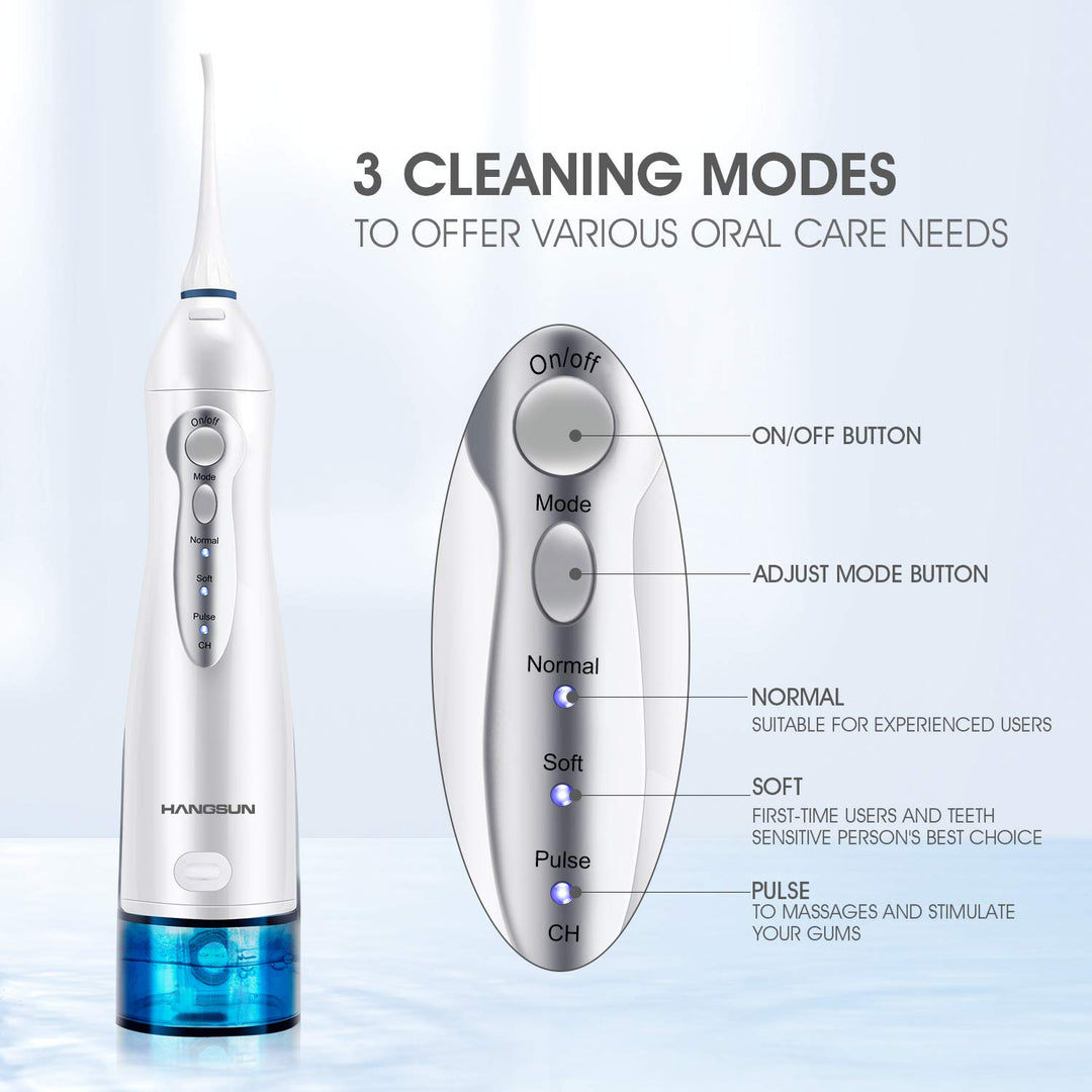 HANGSUN Cordless Water Flosser, A, 1 Count