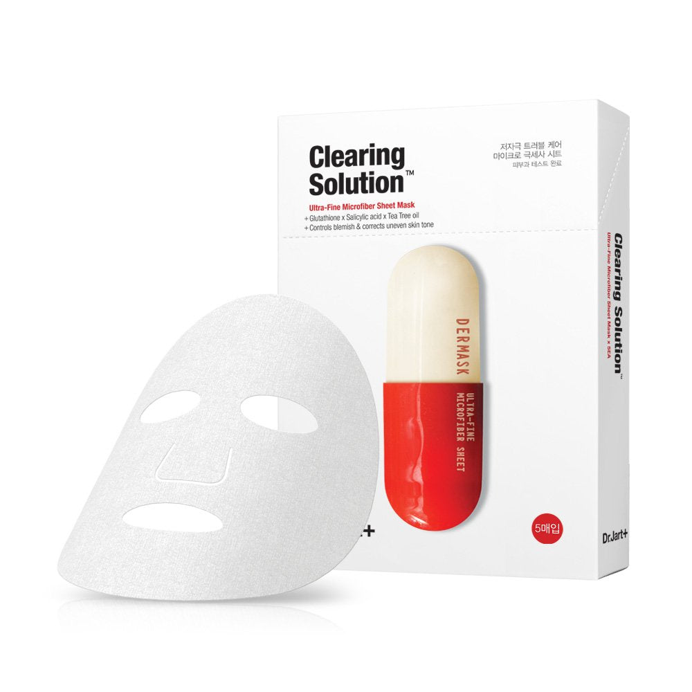 Dr.Jart+ Dermask Micro Jet Clearing Solution Mask Sheet, 5 Count