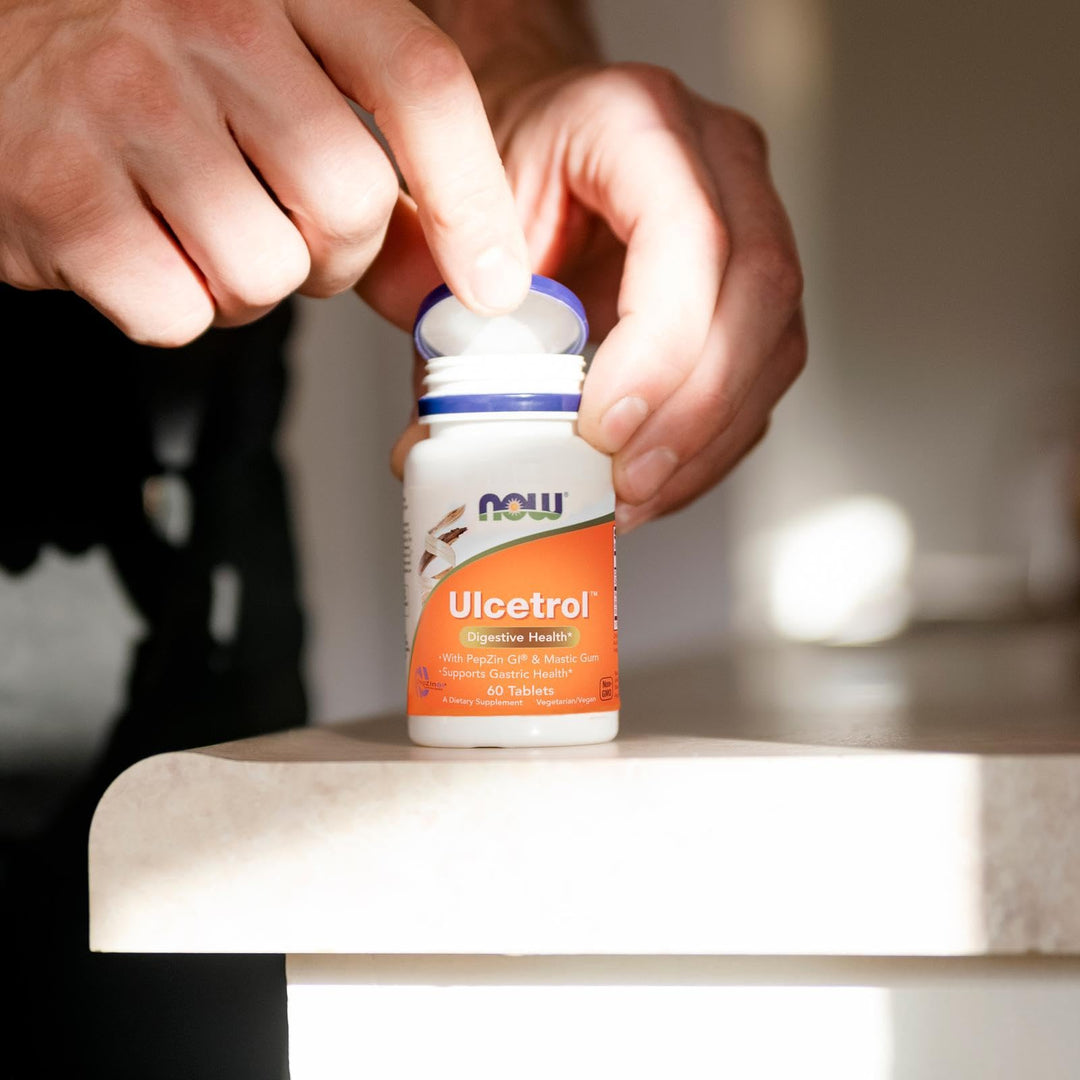 NOW Pepsin GI, 60 Count