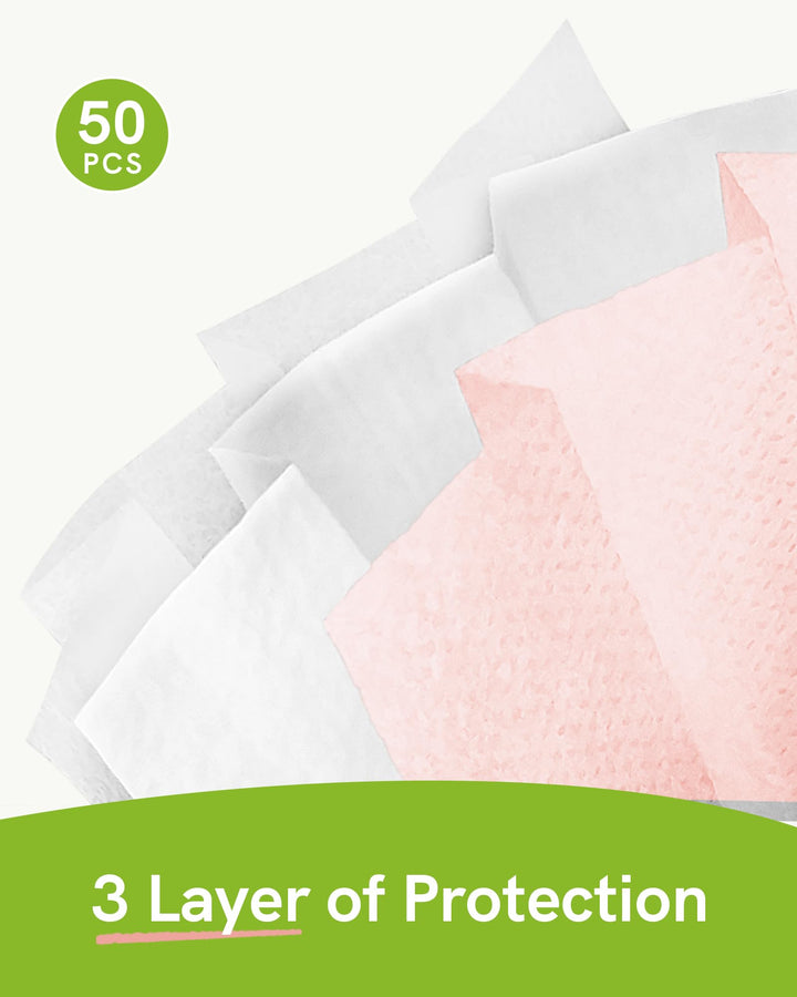 FriCARE ECOGUARD 3-Ply Disposable Face Mask, Multicolor, 50 Count