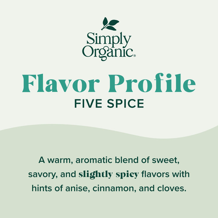 Simply Organic 5 Spice Powder, 2.01 oz