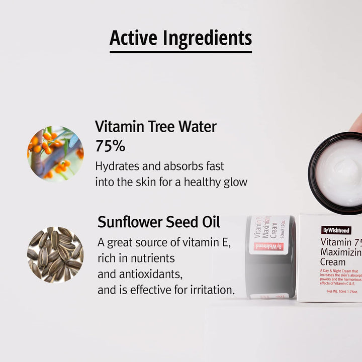 By Wishtrend Vitamin 75 Maximizing Cream, 50 ml