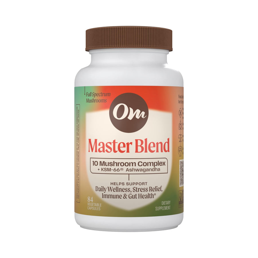 Om Mushroom Superfood Mushroom Master Blend, 80 Count