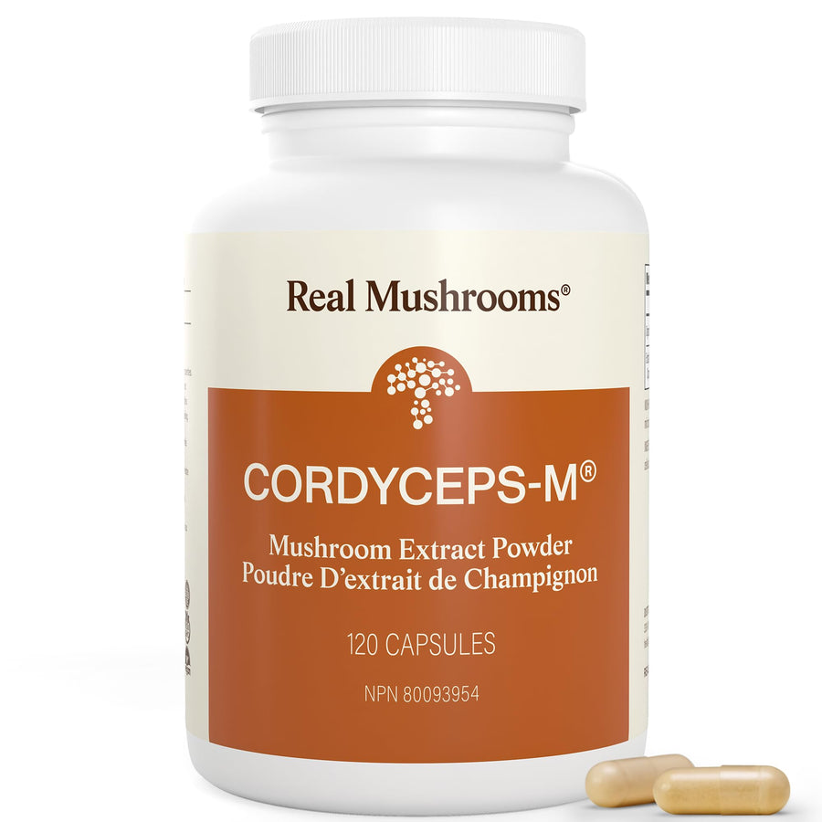 Real Mushrooms Cordyceps Capsules, 120 Count
