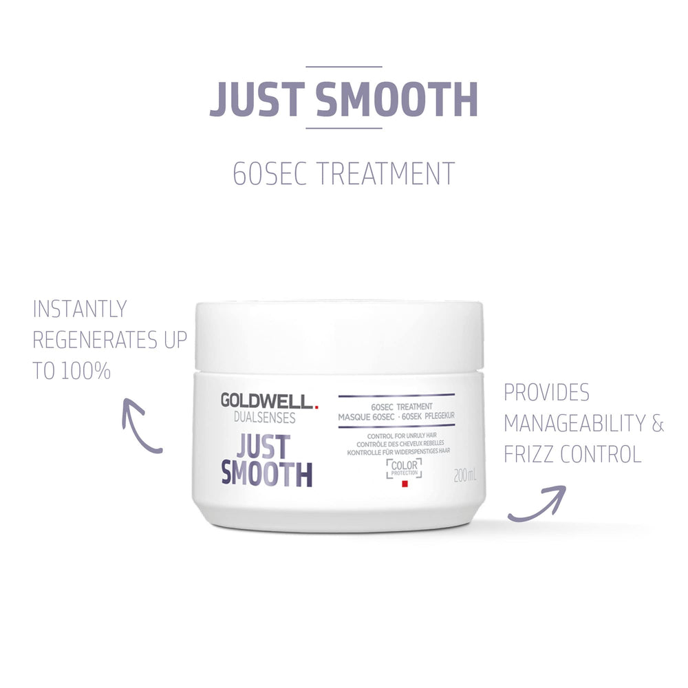 Goldwell Dualsenses Just Smooth 60 Second Treatment, 6.7 oz