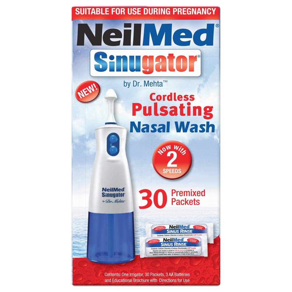 NeilMed Sinugator Cordless Pulsating Nasal Wash
