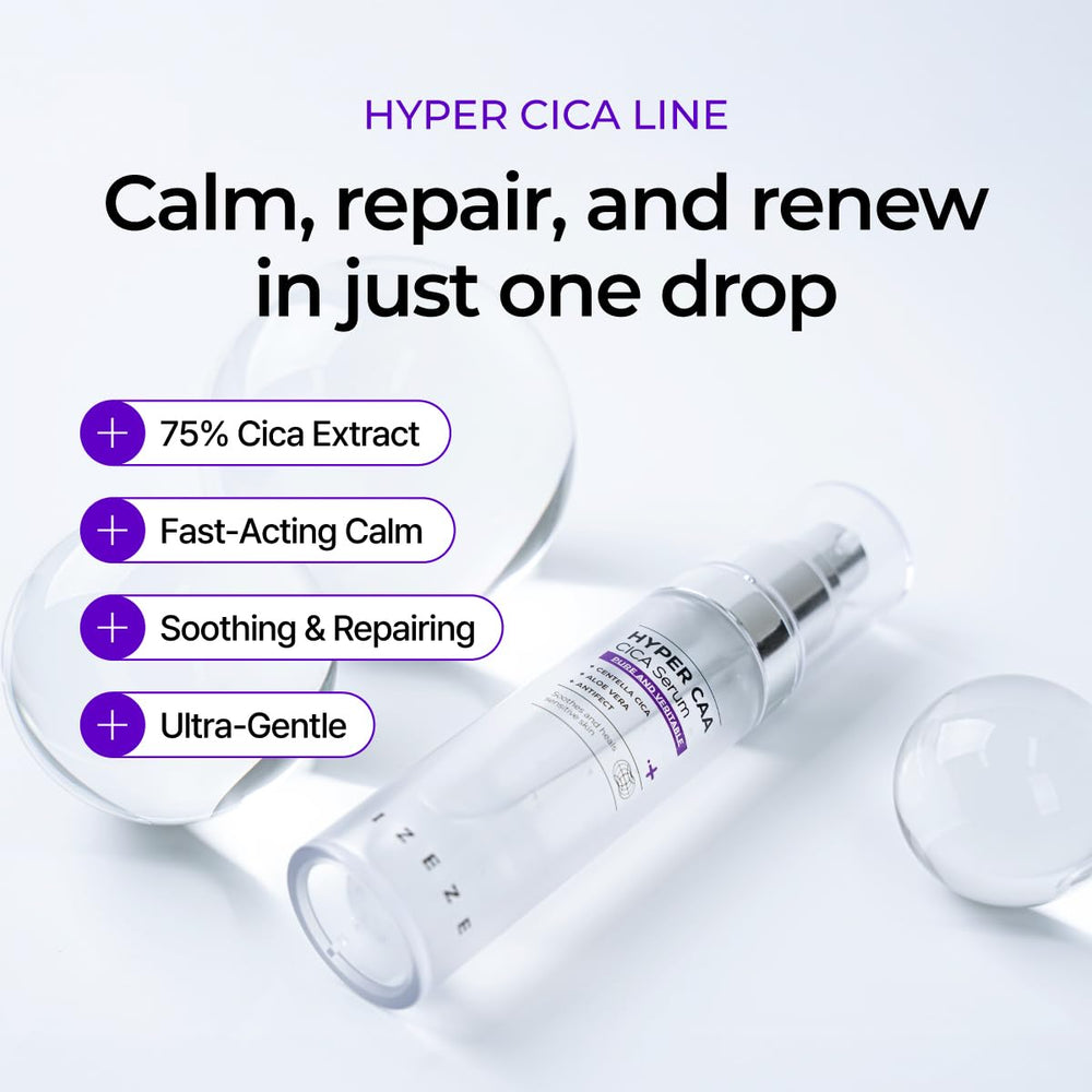 IZEZE Hyper CAA Cica Serum, Centella Cica, 30ml
