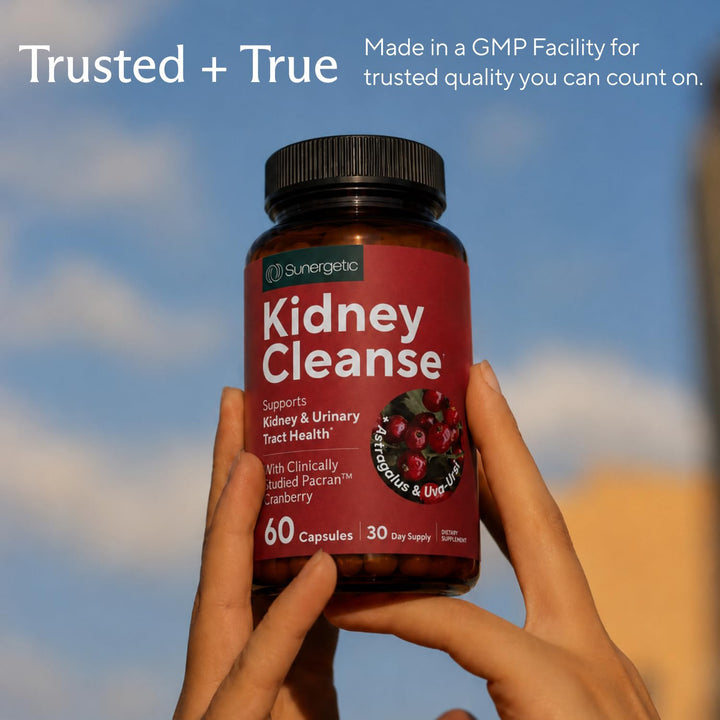 Sunergetic Kidney Cleanse Supplement, 60 Count