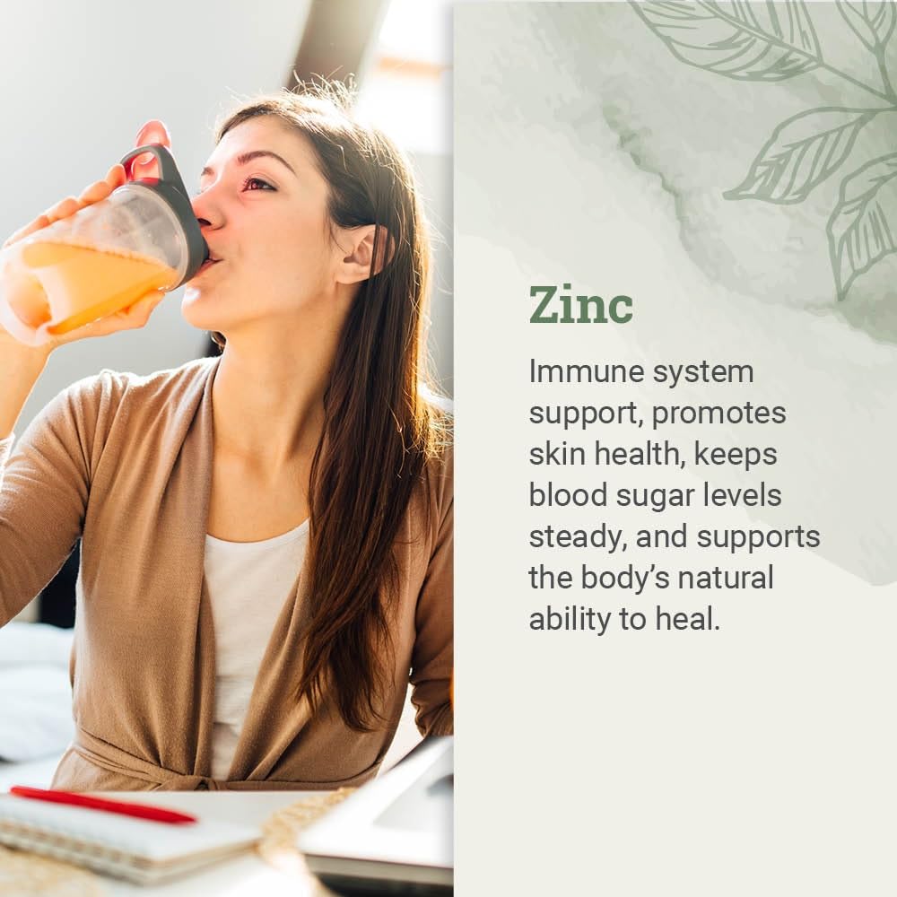 Earth Harmony Naturals Liquid Zinc Sulfate Supplement Drops, 2 oz