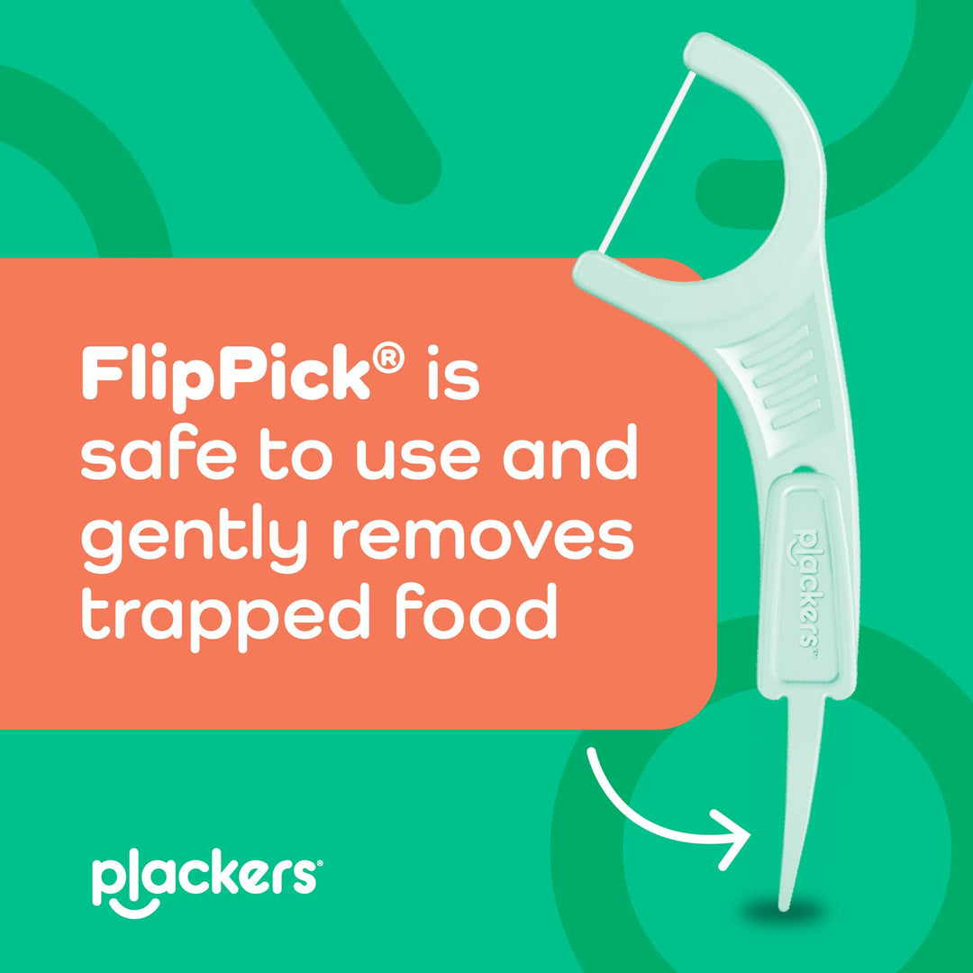 Plackers Micro Mint Dental Floss Picks, 12 Count