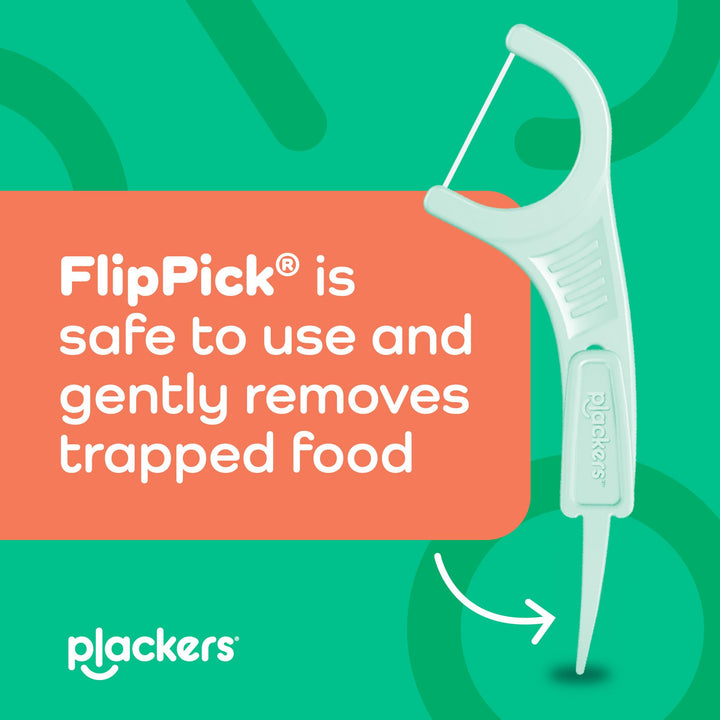 Plackers Micro Mint Dental Floss Picks, 12 Count
