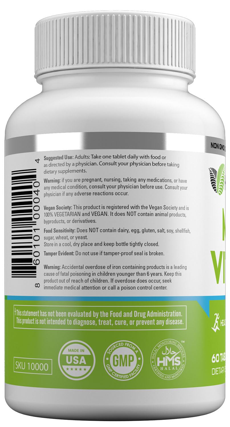 HAYAT Multivitamin Tablets, 60 Count