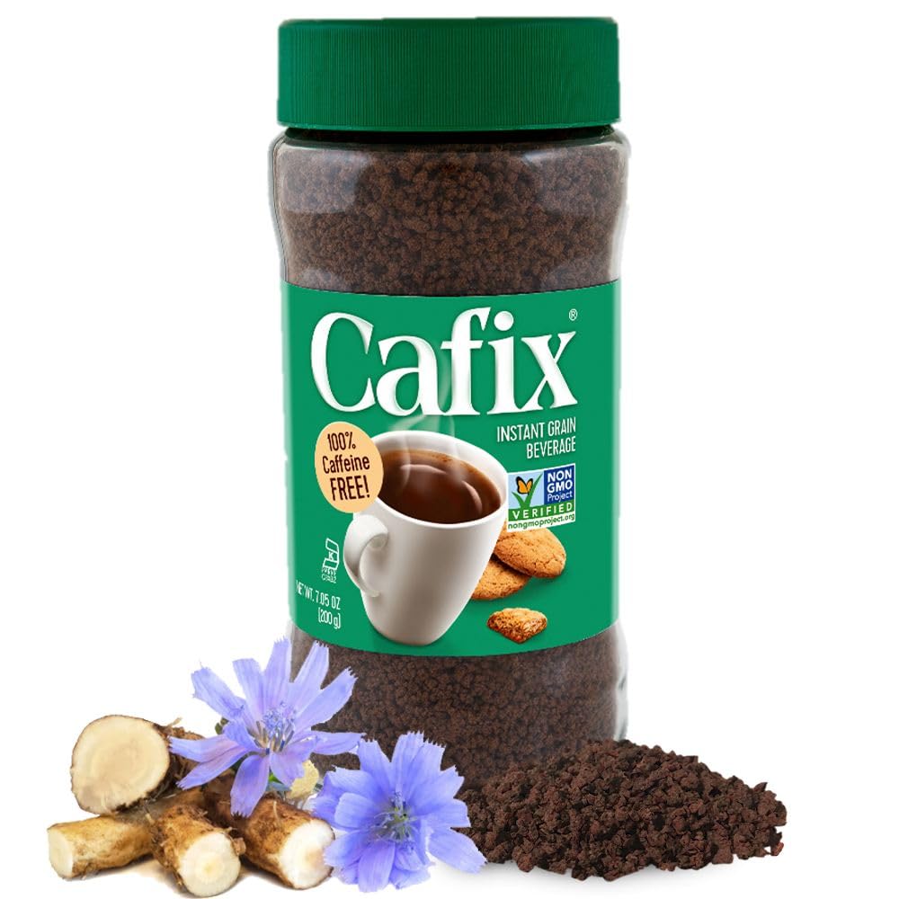 Cafix Instant Chicory Coffee Substitute, Caffeine Free, 7.05 oz
