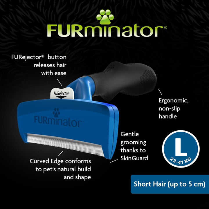 FURminator Undercoat deShedding Tool, Large Short Hair Dogs, 23-41 kg