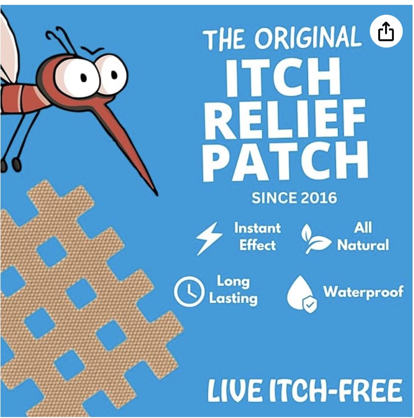 Moskinto After-Bite Itch Relief Patch, Travel Pack