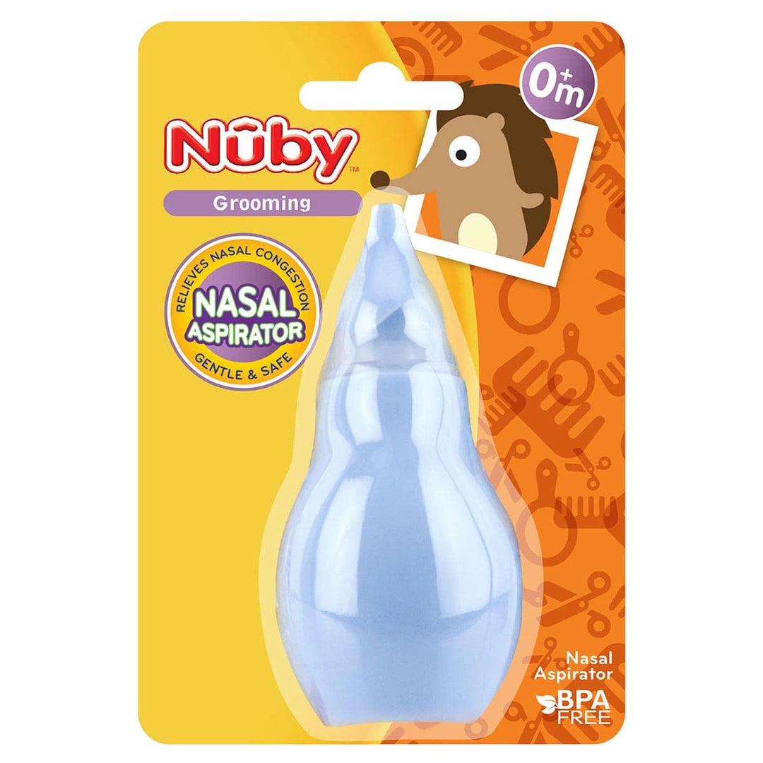 Nuby Nasal Aspirator, Clear/Green