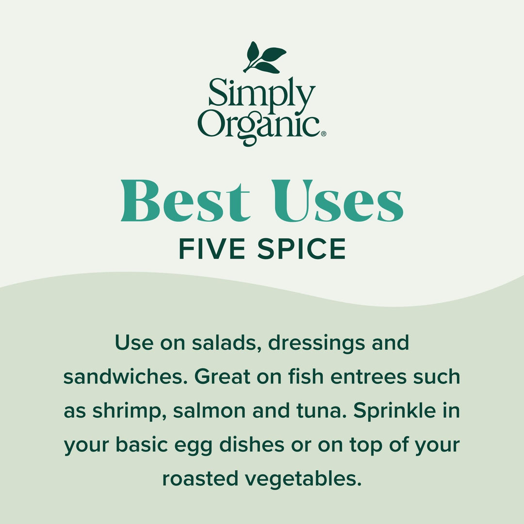 Simply Organic 5 Spice Powder, 2.01 oz