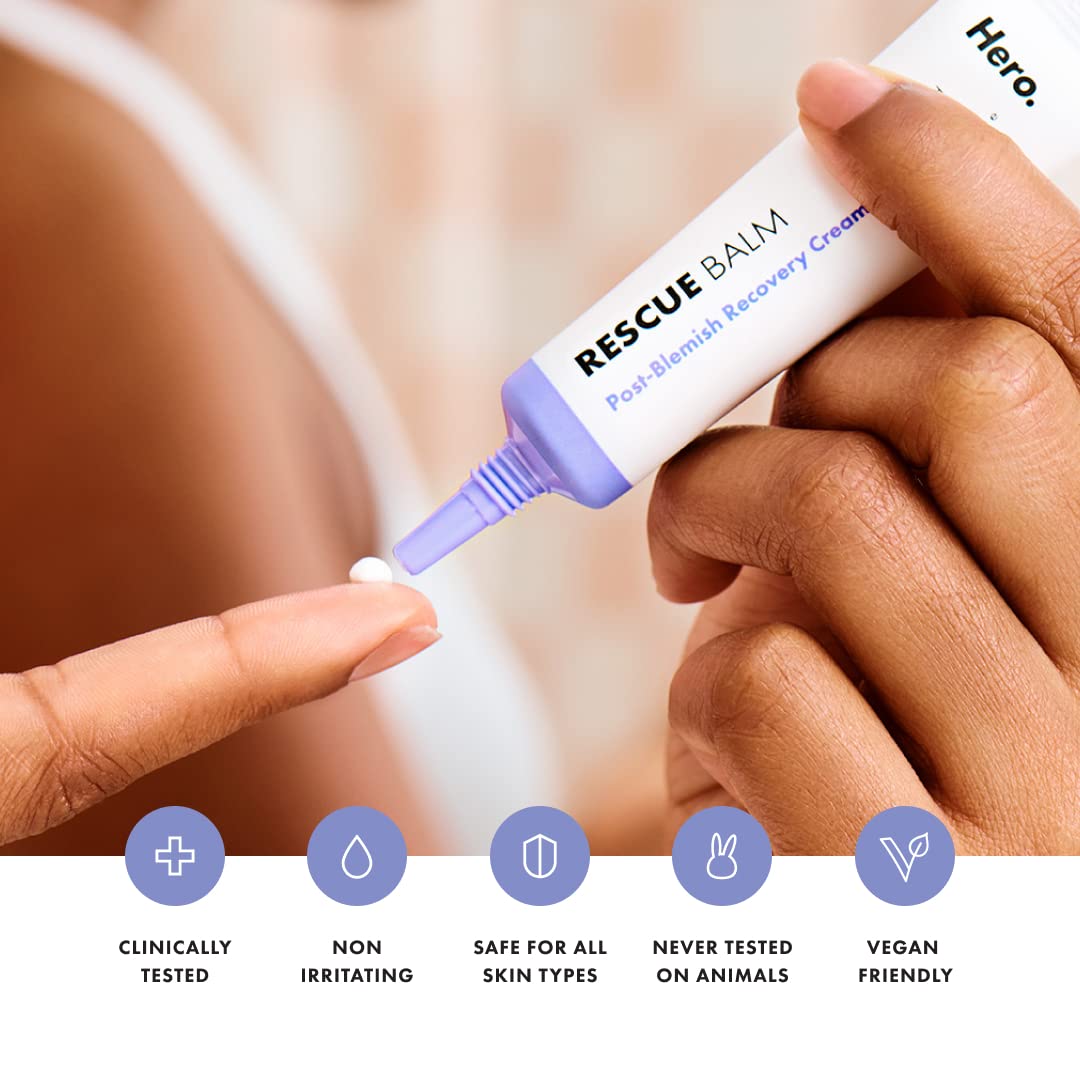 Hero Cosmetics Rescue Balm Post Blemish Recovery Cream, 0.5 fl oz
