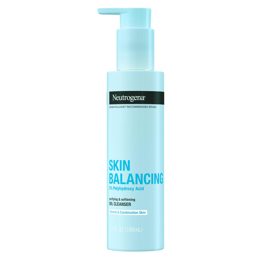 Neutrogena Skin Balancing Purifying Gel Cleanser, 2% Polyhydroxy Acid, 6.3 oz