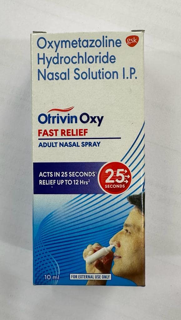 Otrivin Adult Nasal Spray, Pack of 3