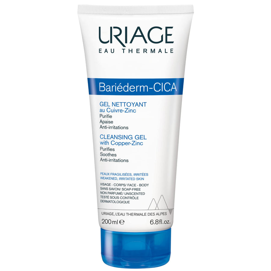 Uriage Bariederm Cleansing Cica Gel, 200 ml