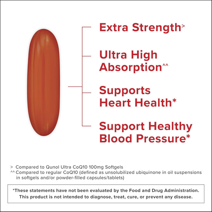 Qunol Ultra CoQ10, 200 mg, 60 Count