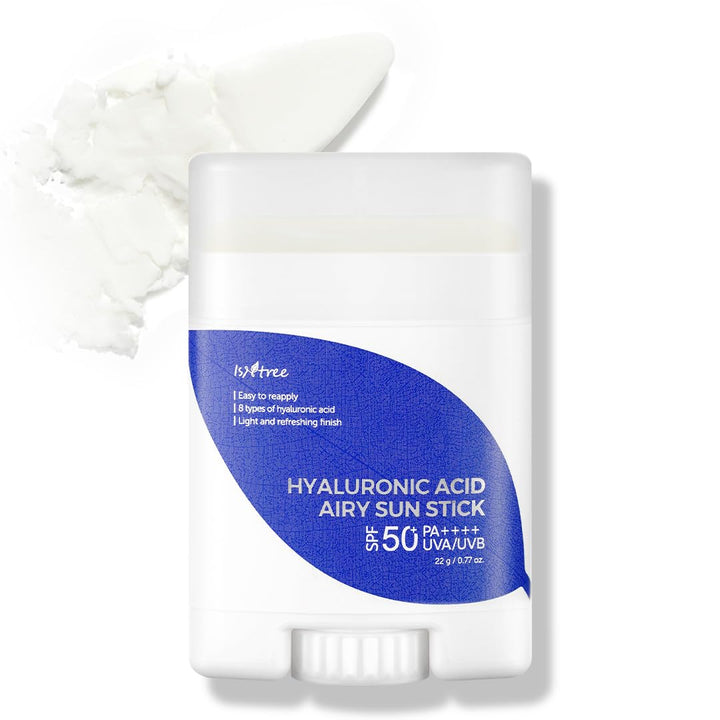 ISNTREE Hyaluronic Acid Airy Sun Stick SPF 50+ PA++++, 22 g