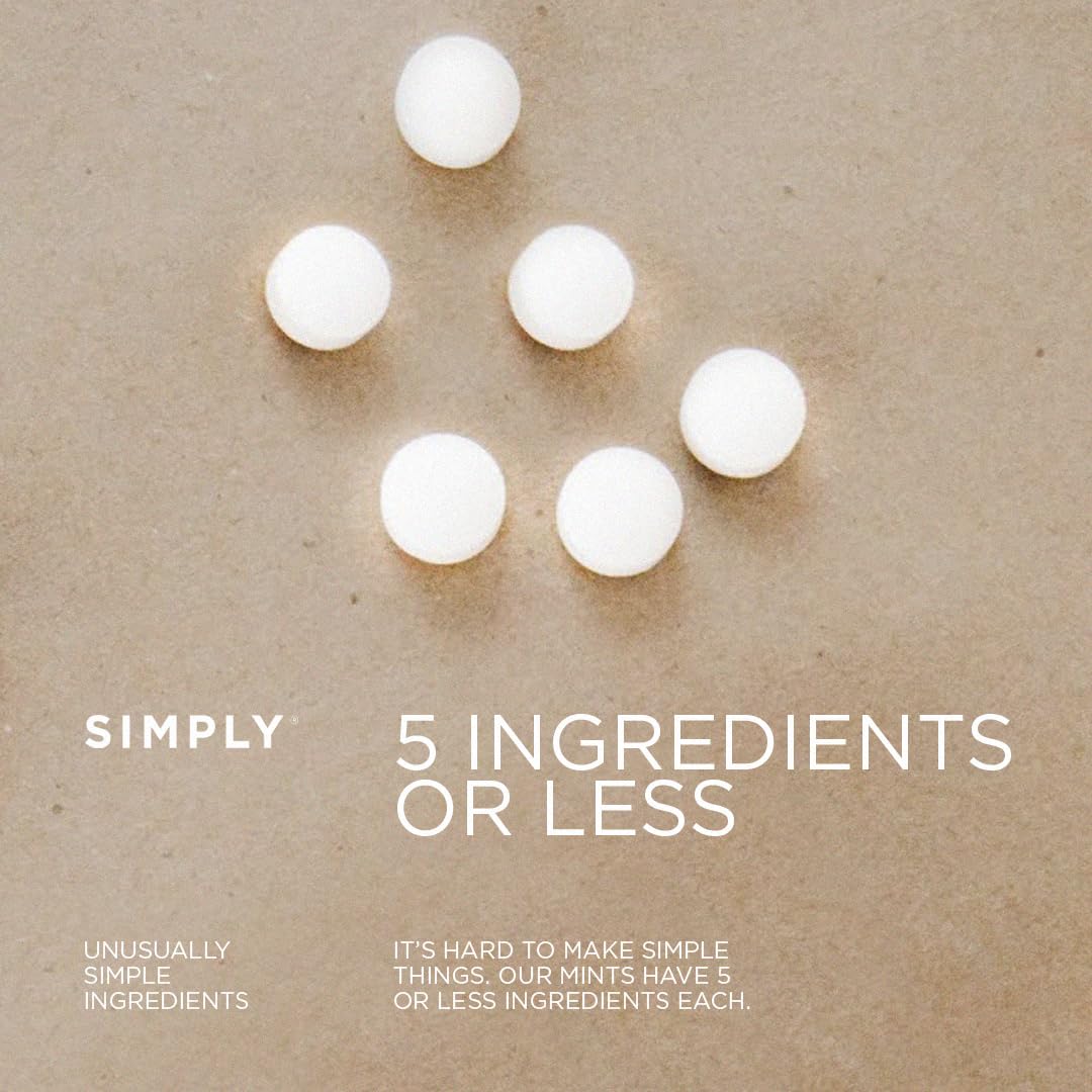 Simply Gum Breath Mints, Cinnamon, 6 Count