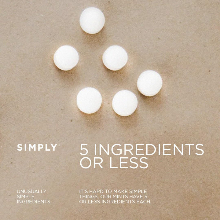 Simply Gum Breath Mints, Cinnamon, 6 Count