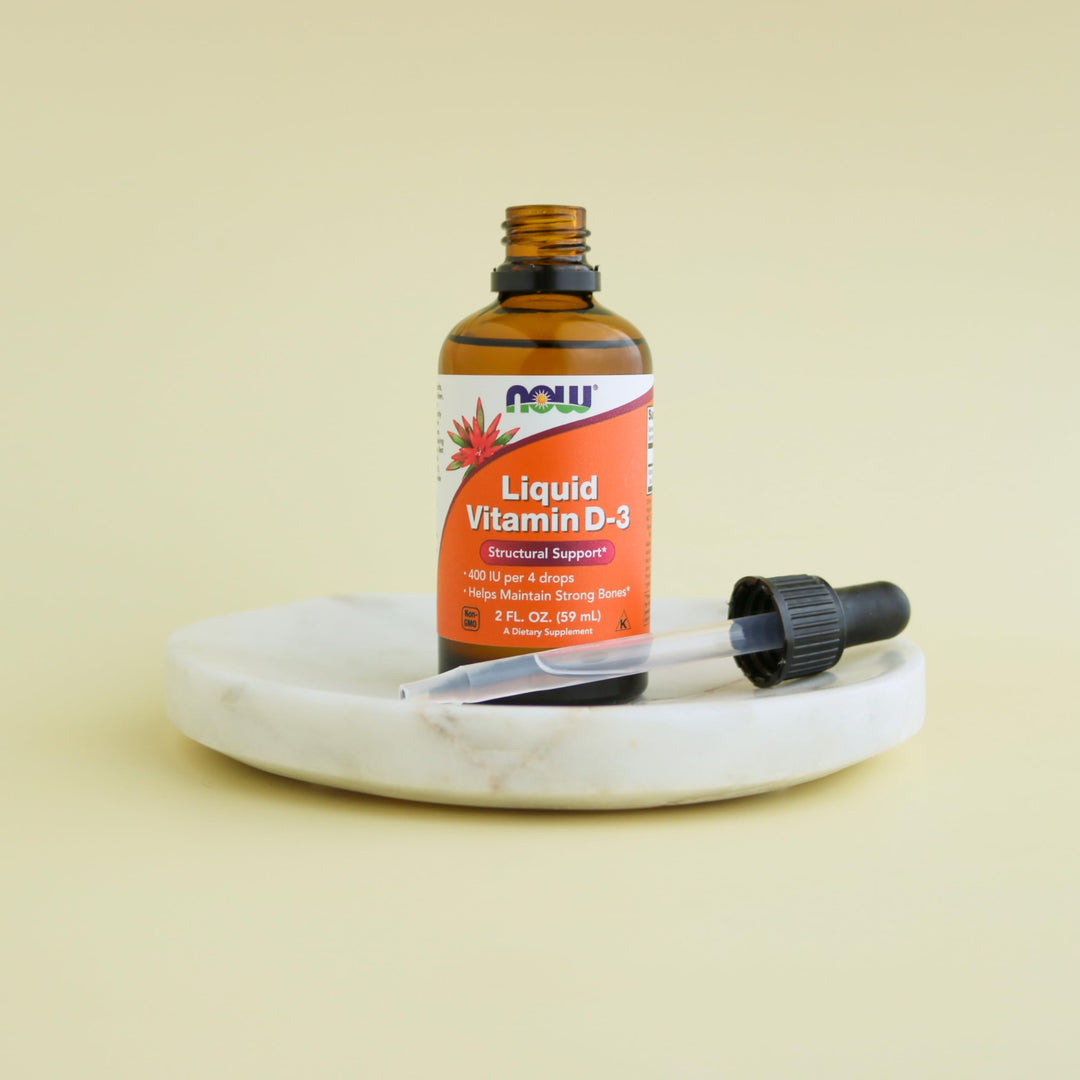 NOW Liquid Vitamin D-3, 2 oz