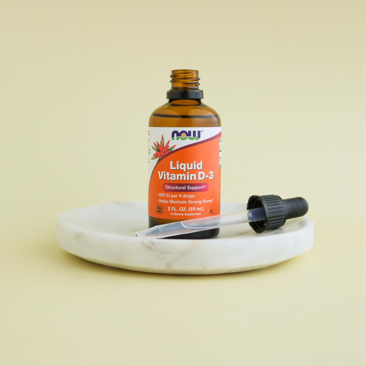 NOW Liquid Vitamin D-3, 2 oz