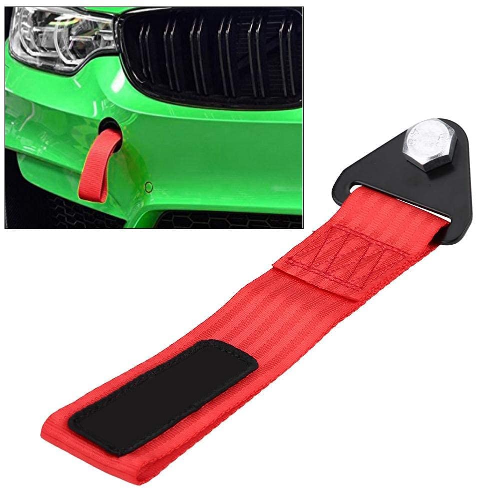 Aramox Tow Strap, Red, 10,000 lbs