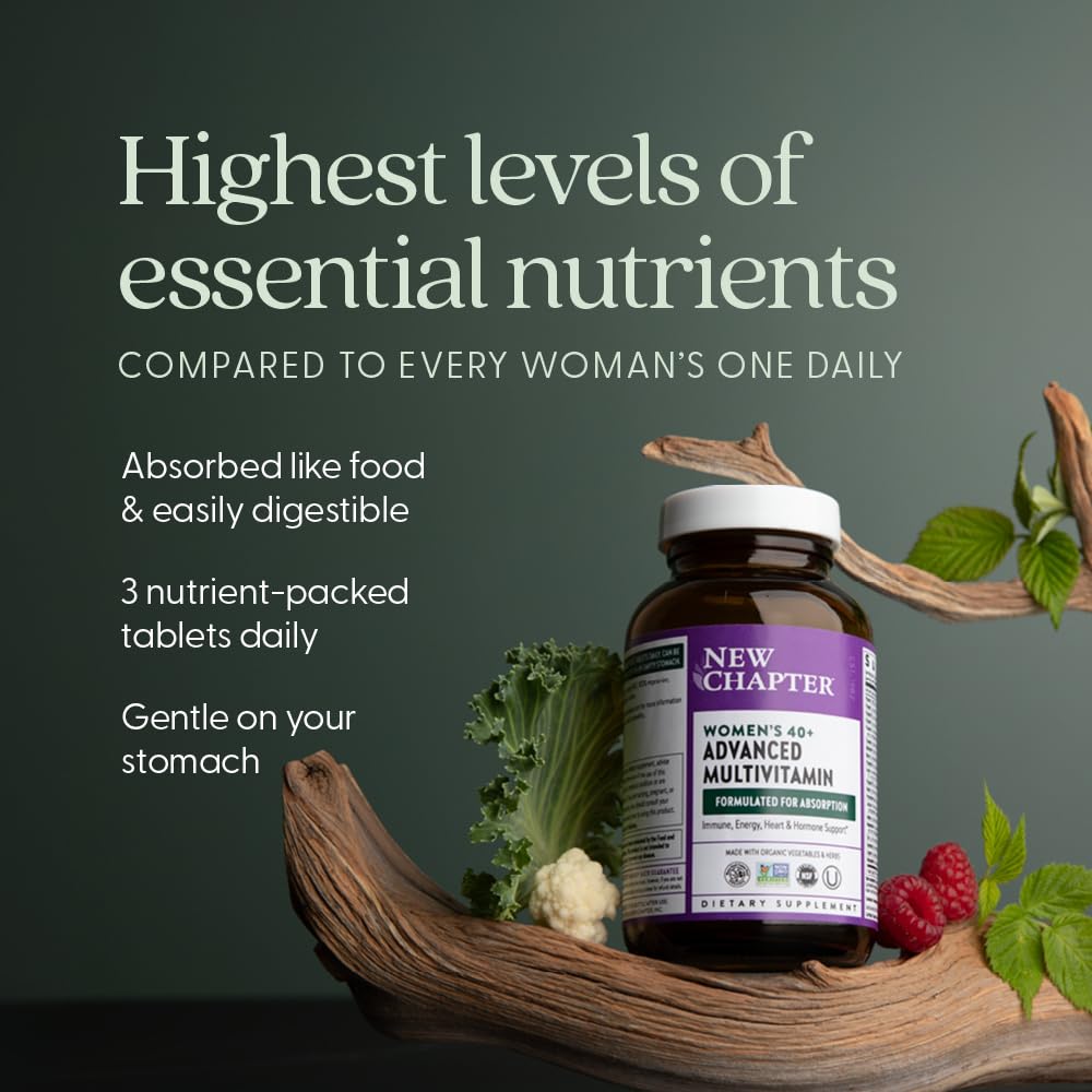 New Chapter Women's Multivitamin 40 Plus, Berry, 96 Count