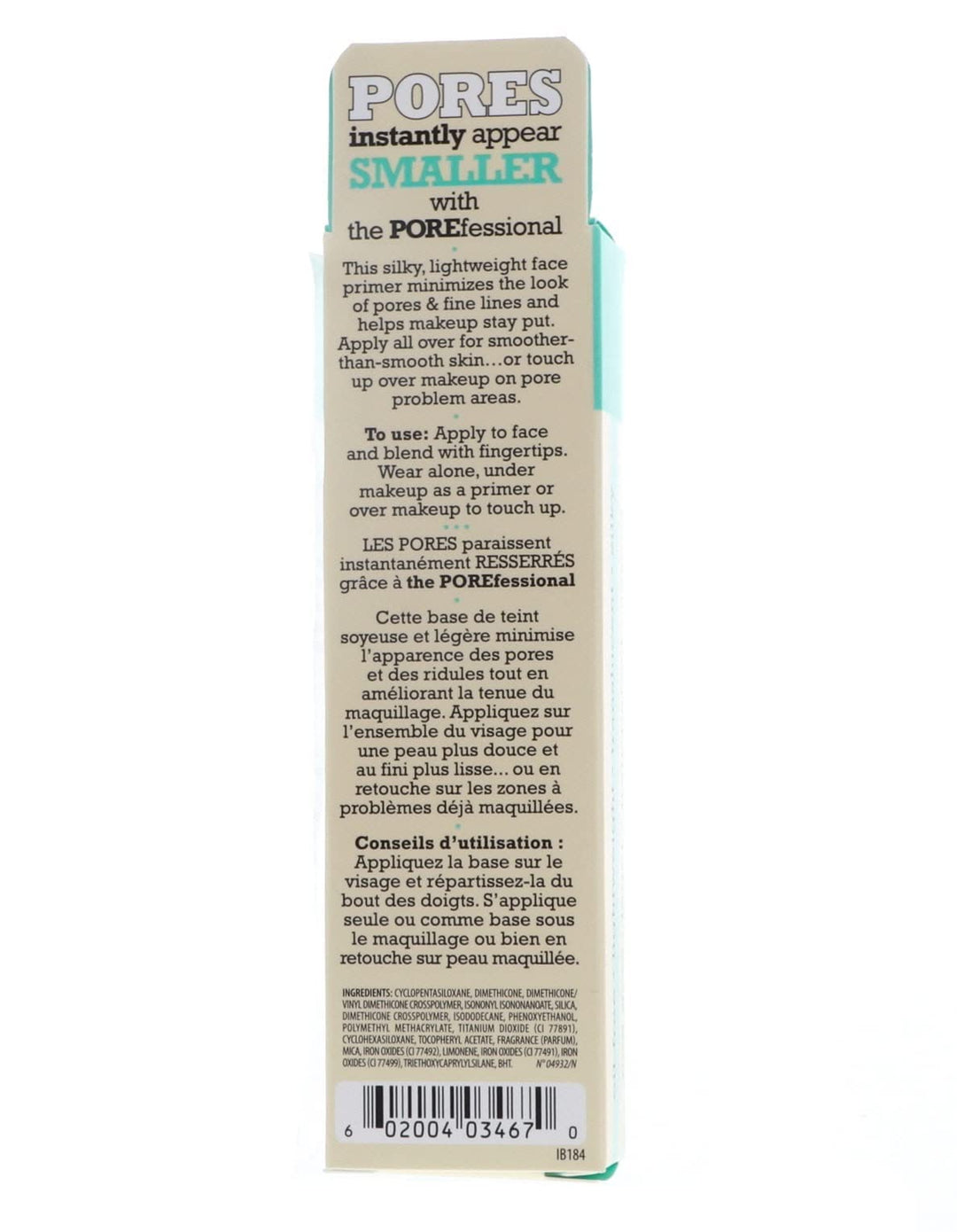 Benefit The POREfessional Pro Balm Face Primer, 0.75 oz