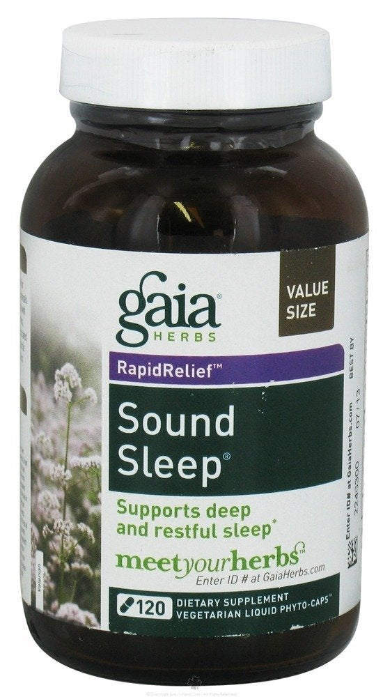 Gaia Herbs Sound Sleep Herbal Formula, 120 Count