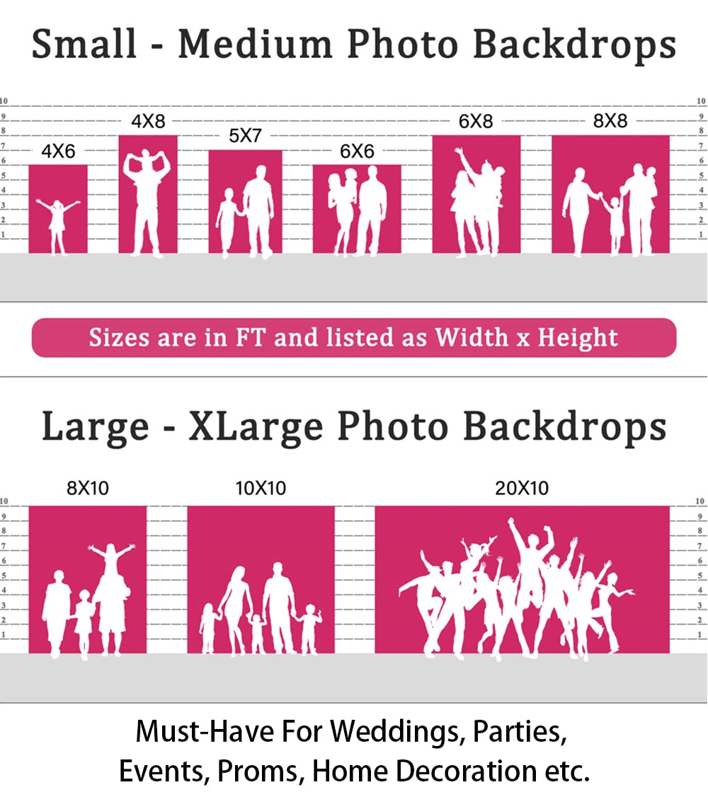 ShinyBeauty Sequin Backdrop, White, 4 ft x 6 ft