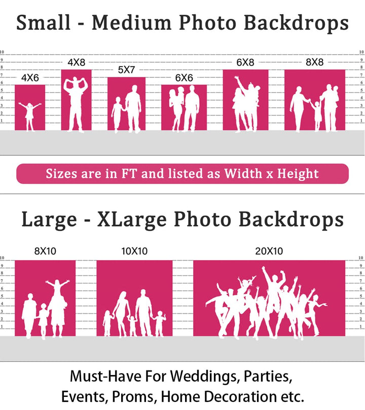 ShinyBeauty Sequin Backdrop, White, 4 ft x 6 ft