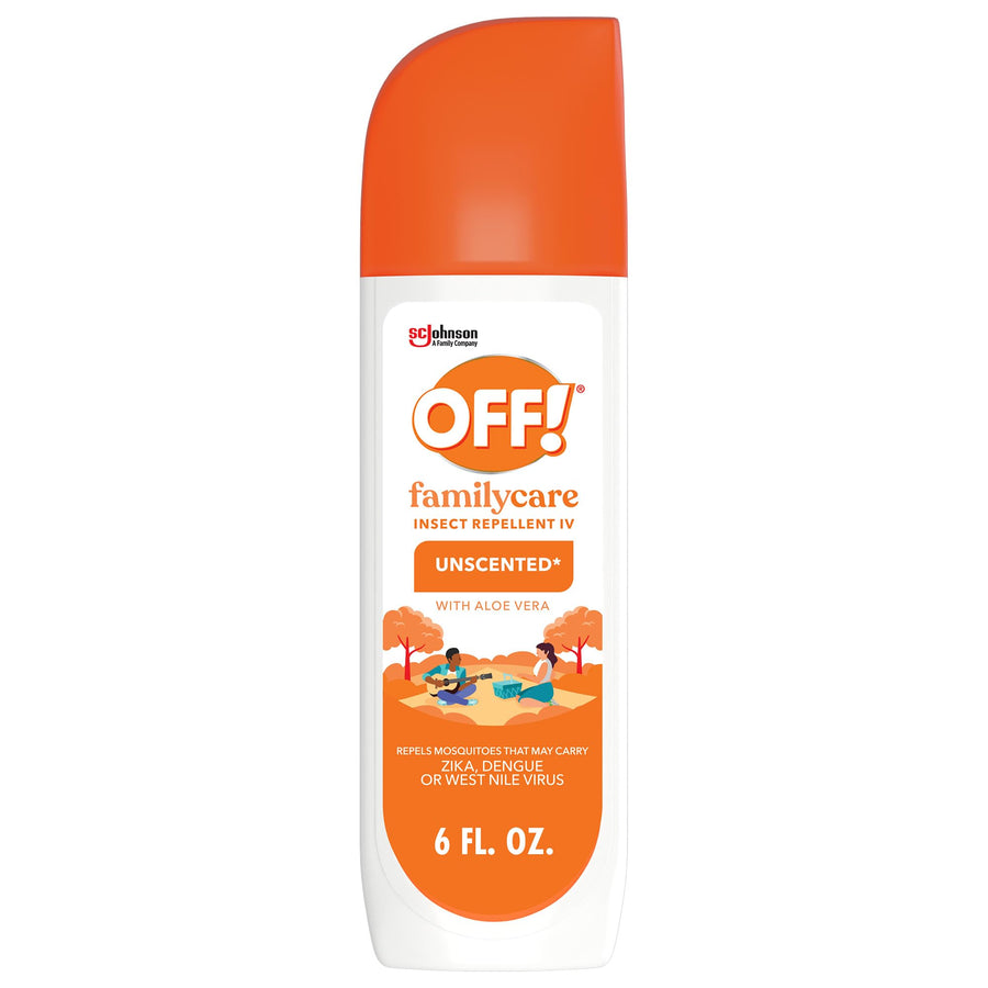 OFF! FamilyCare Insect & Mosquito Repellent Spritz, Unscented, 7% Deet, 6 oz