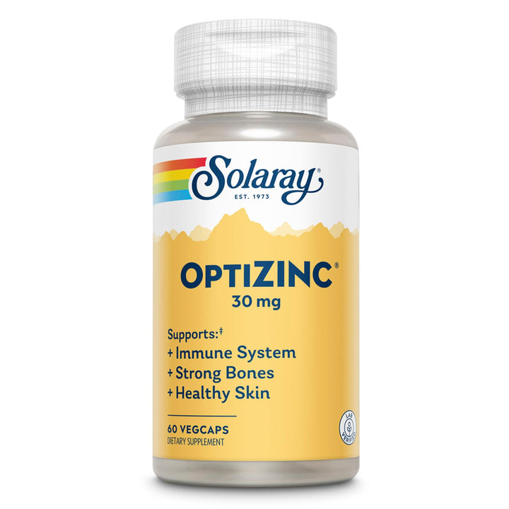 SOLARAY Optizinc, 30 mg, 60 Count