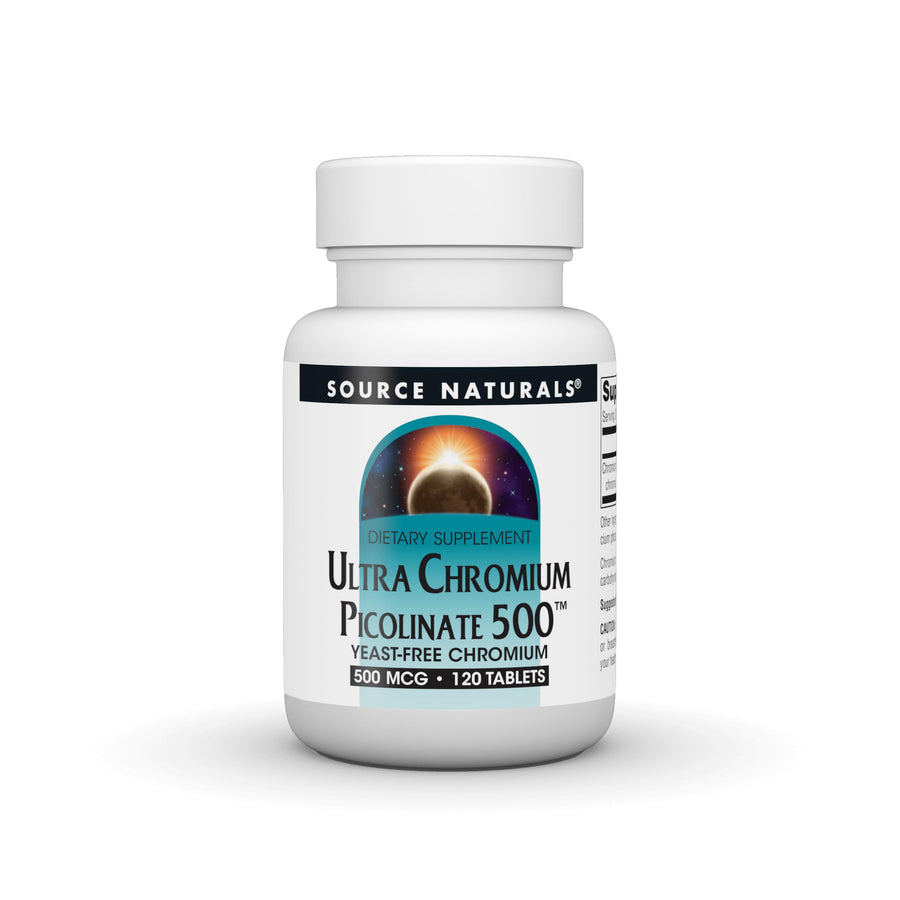Source Naturals Ultra Chromium Picolinate 500, 500 mcg, 120 Count