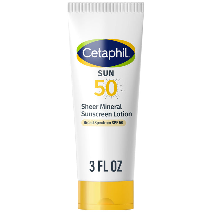 Cetaphil Sheer Mineral Sunscreen Lotion, SPF 50, 3 fl oz