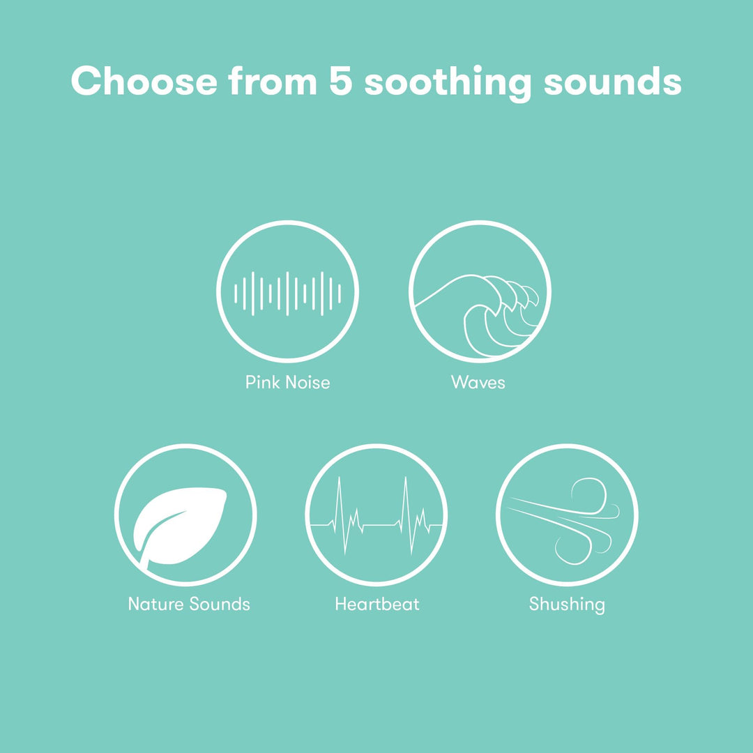 Frida Baby 2-in-1 Portable Sound Machine and Nightlight, 5 Sounds and 3 Light Modes