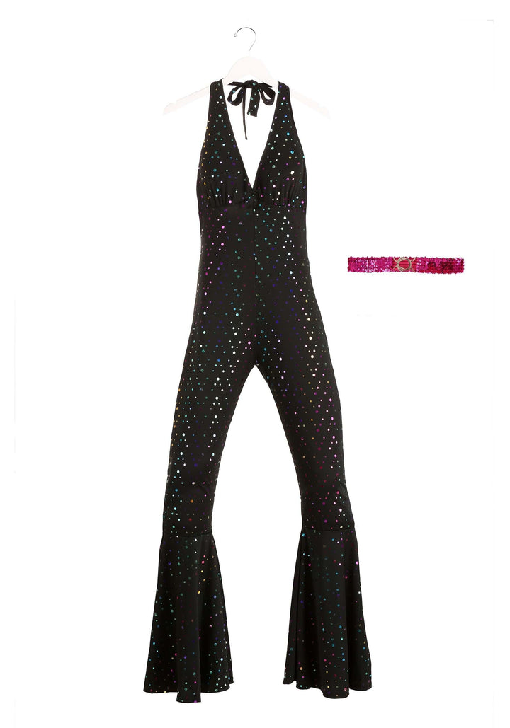 Dreamgirl 70s Disco Costume, Black, S