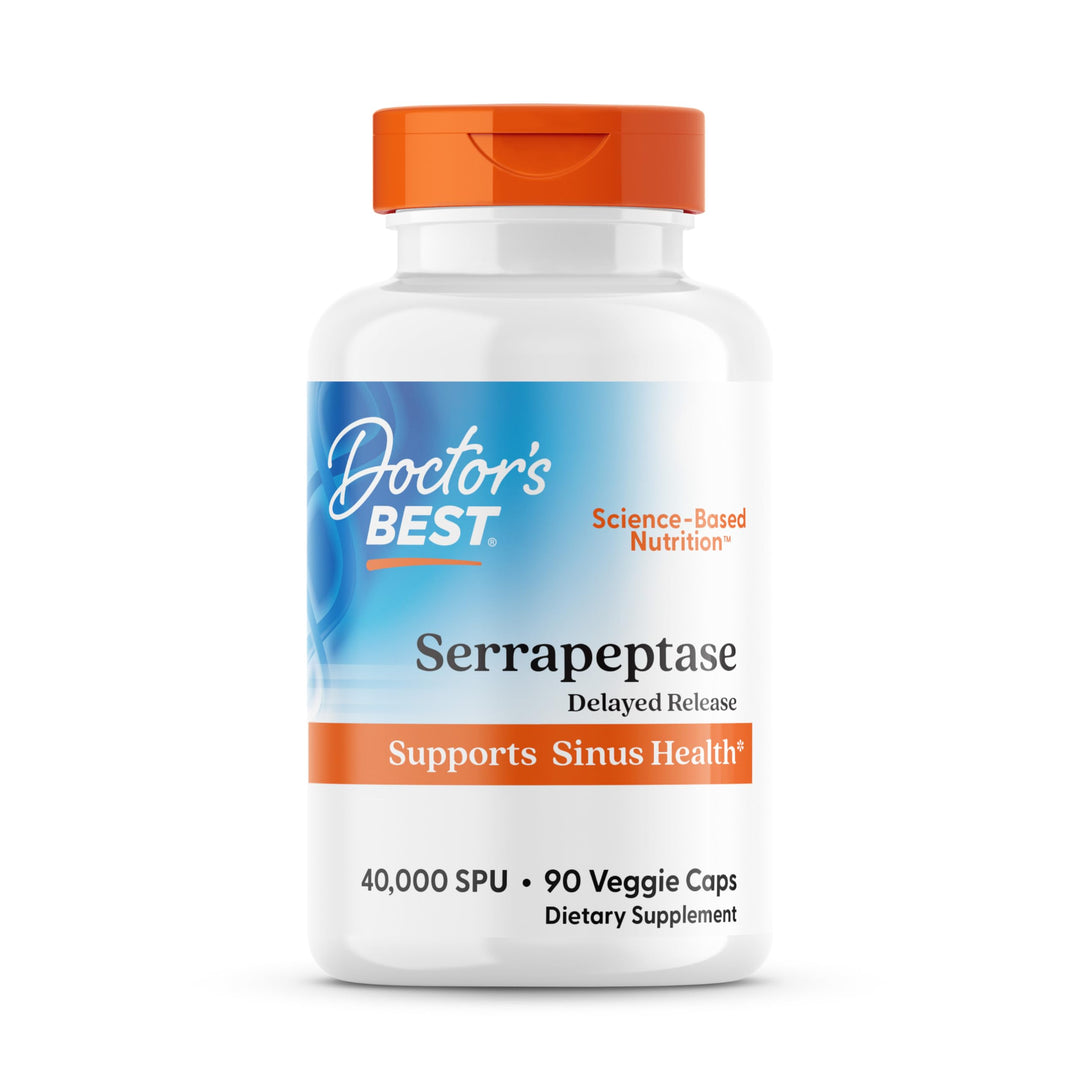 Doctor's BEST Serrapeptase, 90 Count
